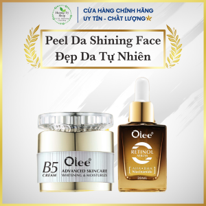 Peel Da Shining Face Olee Giúp Da Sạch Nám Tàn Nhang Lỗ Chân Lông To Da Không Đều Màu Lão Hóa Da