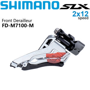SHIMANO SLX FD M7100 Front Derailleur 2x12 Speed MTB Mountain Bike Front Derailleur 34.9mm Clamp Original Bike Accessories