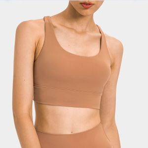 ISLAND WALK Women Padded Sports Bra Top Yoga Bra  Cross Back Fitness Gym Workout Running S-XXL DW002