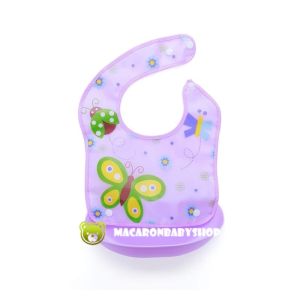Celemek makan slabber bib sleber waterproof sleber plastik bisa pilih motif