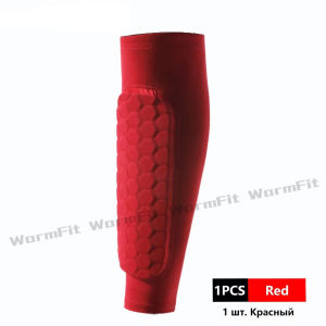 Football Shin Guard Socks Sleeves with Foam Calf Compression Sleeve Honeycomb Pads Soccer Equipment