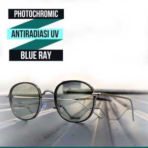 LENSA JAKARTA - PROMO KACAMATA PHOTOCROMIC TERMURAH PRIA DAN WANITA KOREAN STYLE LENSA NORMAL FRAME LENTUR KACA MATA TERMURAH