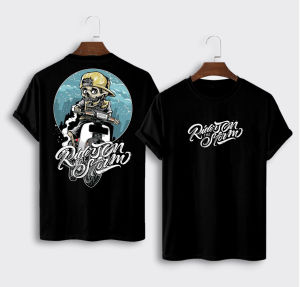 KAOS ATASAN OBLONG DEWASA PRIA/LAKI-LAKI LENGAN PENDEK DISTRO GAMBAR DEPAN BELAKANG KAOS VESPA-723