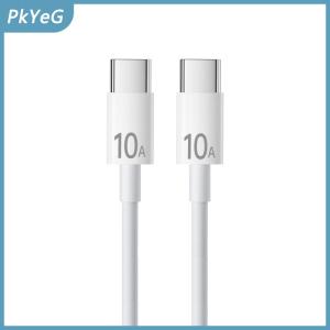 PkYeG 120W Loại C Để Loại C Cáp Dữ Liệu Hiển Thị Nhanh Chóng Sạc Sạc Dây Mùa Xuân Có Thể Thu Vào Xe Phí Cáp Cho iPhone 15 16 Samsung