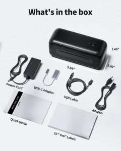 Máy in đơn hàng Phomemo 246S khổ in A6/A7in đơn hàng TMĐT mã vạch mã QRin tem phiếu gửi hàng logo