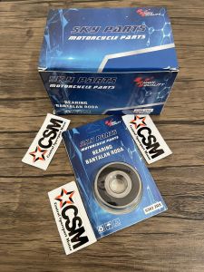 1 BOX - [SIAP KIRIM] BEARING 6302 2RS LAKER LAHAR RODA BELAKANG MOTOR CB GL 100 SKY PARTS