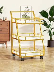 Restaurant Trolley Service Cart Bank Bar Hotel Cake Cart Tea Water Candy Snack Beverage Small Cart