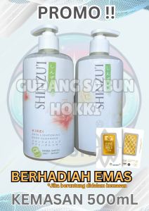 BERHADIAH LABUBU Sabun Mandi Cair Kemasan 500ML wangi botol pump Aroma INSPIRED SHINZUI