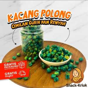 (GRATIS ONGKIR) Kacang Polong / Kacang Ijo Kiloan Cap Jaipong Isi 1 kg Cemilan Instan / Makanan Ringan / Snack kiloan