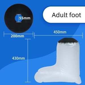 Reusable Adult Leg Shower Waterproof Bandage and Cast Cover Full Leg Protection to Broken Leg Knee Foot Ankle Wound Burns
