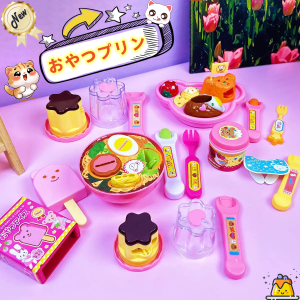 WEIHUIMEI Kuromi พุดดิ้งเยลลี่ชุดของเล่นสไตล์ญี่ปุ่นพุดดิ้งเยลลี่ชุดของเล่นมิโรพุดดิ้งเยลลี่เหมาะสำหรับของขวัญวันเกิดและสำหรับเด็กการออกแบบที่สวยงามสีสดใสเหมาะสำหรับเด็ก ของเล่นเด็ก