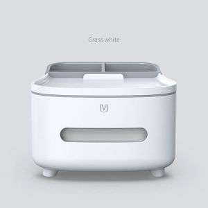 SG-Stock Tissue Box Multi Functional Minimalist Storage Box Desk Organiser Holder High Quality Tissue Holder Remote Control Stand Tissue Holder Refill Home Office Small Volume Large Capacity