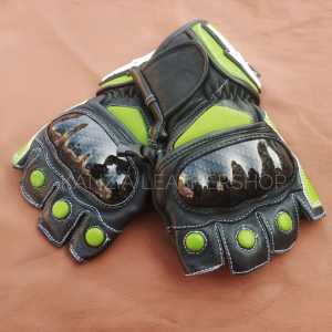 Sarung Tangan Motor Kulit Touring Setengah Jari