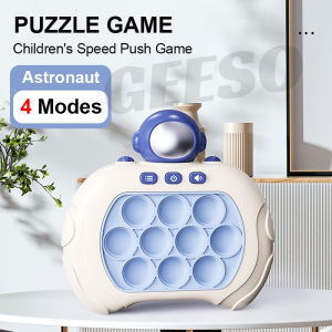 Quick Push Game Puzzle Toys for Kids Game Console Pop It Machine Game Toys Educational Childrens Focus Training Sensory Fidget