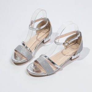 <𝙇𝒂𝙯𝑺𝙜𝑴𝙖𝒍𝙡> ZIZI 3cm Chunky Heel Sandals – Strap Design Comfy for Daily Walk