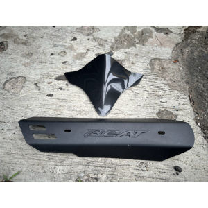 Paket Bundling Visor Beat Fi 2017-2020 + Cover Knalpot All Beat Slim