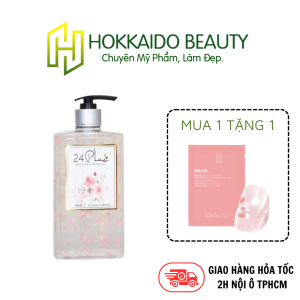GEL TẮM DƯỢC LIỆU HOA HỒNG 24PLUS 500ml
