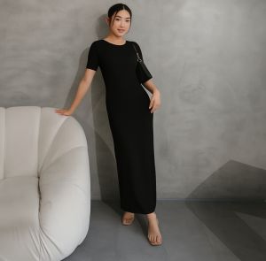 MARYAM DRESS JAPAN PREMIUM LENGAN PENDEK-INNER DRESS WANITA SUPER JUMBO-INNER KOREAN STYLE