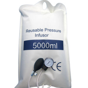 Infusion Pressure Bag with Pressure Display 500ml.1000ml.3000ml.5000ml for Blood and Fluid Quick Infusion