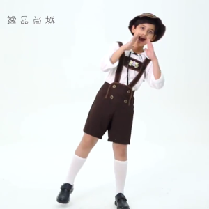 3 cái quần short lederhosen cho bé trai hóa trang lễ hội oktoberfest lễ hội bia bé trai phù hợp trang phục halloween đóng vai lễ hội tháng mười