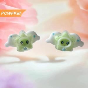【PCWFKef】 Dễ Thương Tinh Tế Đám Mây Sao Bông Tai Cho Phụ Nữ Đồ Trang Sức Đảng Wedding Accessries Quà Tặng