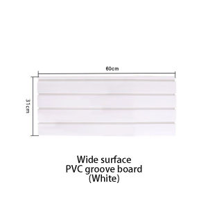10PCS Garage Storage PVC Slatwall Panel With Heavy Duty Garage PVC SlatWall Product display board