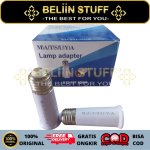 Sambungan Fitting Lampu Downlight Panjang 9.5cm Bola E27 MATSUYA/ Lamp Adapter/ Adaptor Lampu