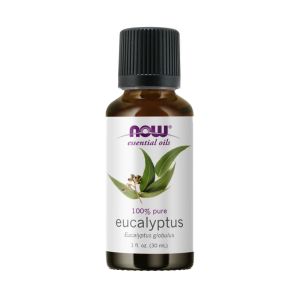 NOW Essential Oils Eucalyptus Oil 30ml Steam Distilled 100% Pure Vegan Oil Refreshing Clarifying Scent for Daily Aromatpy Use