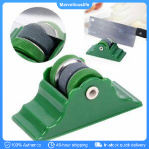 Knife Sharpener Sharpening Stone Scissor Sharpener with Non-Slip Base Manual Kitchen Knife Sharpening Tool
