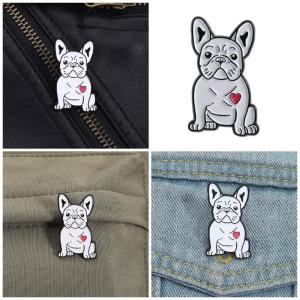 Thiết kế cún con đáng yêu ghim trâm cài hợp kim động vật quà tặng cho những người yêu chó sinh nhật tiệc giáng sinh Phụ kiện trang bị