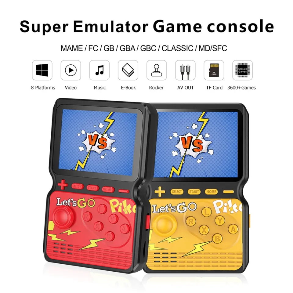 ZZOOI Retro Game Player Console Classic TV Video Game Console Built-in 3600  Games MP3 MP4 Player for Classic FC GB GBA GBC MAME MD SFC | Lazada.vn