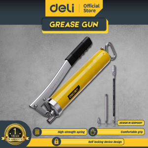 Deli Grease Gun/Pompa Gemuk 400CC 4500/6000 psi Untuk Oli DL260X /Alat Perkakas