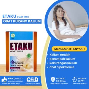 Obat Kekurangan Kalium Obat Hipokalemia Obat Kalium Rendah Untuk Anak Dan Dewasa Penambah Kalium Obat Kalium Yang Bagus Susu Kekurangan Kalium Obat Tubuh Kurang Kalium/ Protasium Obat Gangguan Saraf Otot Obat Herbal Kalium - Susu Etaku