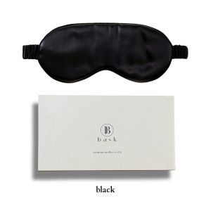 BASK™ - Silk Eye Mask - 8 Layers Pure Mulberry Silk Fillings - Silk Eye Mask for Sleeping - Silk Sleep Mask - Blindfold
