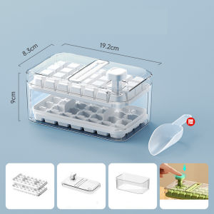 56 Grids Ice Cube Mold Ice Maker Ice Cream Moulds Machine Ice Lattice with Lid for Whisky Cola PartyIce Cube Tray