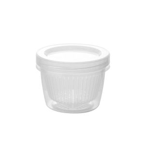Round Sealed Drain Water Box Garlic Onion Food Container Kitchen Storage Fresh Onion Storage Container