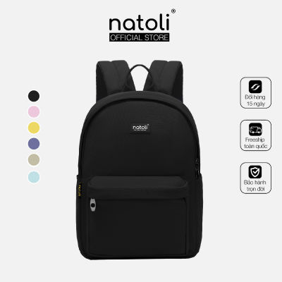 Balo đi học nam nữ cao cấp chính hãng NATOLI BST Basic Backpack B2, Cặp thời trang đi học nhiều ngăn đi chơi chống sốc cao cấp