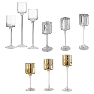 Votive Holders Tealight Holders Set of 3 Decorative Tealight Holders for Table Centerpieces Wedding