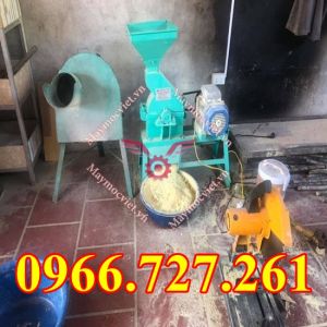 Máy nghiền 10 gia đình buồng thẳng có thể nghiền được các loại nguyên liệu như gạo ngô khoai sắn
