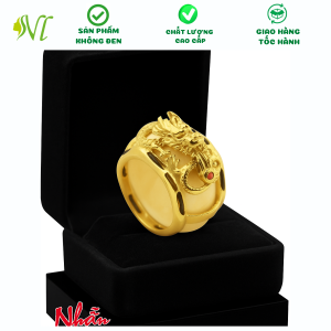 Nhẫn nam đẹp ngầu mạ vàng 18k Nhẫn nam ngầu Nhẫn nam cá tính Nhẫn nam phong thủy Nhẫn nam độc lạ Nhẫn nam titan Nhẫn nam đính đá Nhẫn nam mạ vàng Nhẫn nam thời trang Nhẫn nam sang trọng Nhẫn nam cao cấp xịn xò - Người Đẹp Vì Lụa