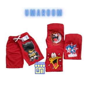 Celana Pendek Anak Gambar Cartoon Superhero