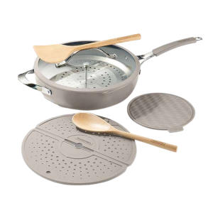 Tramontina All-In-One Plus 30cm 7 Pcs Wok Pan Set Ceramic/Induction/Aluminium