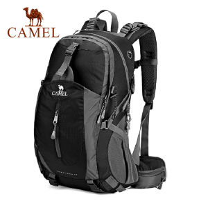 Camel outdoor 50L mountaineering bag Travel light shoulder bag cycling running sports backpack men and women school bag
