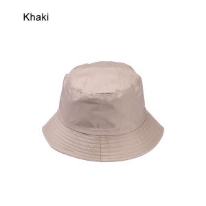 AODDO Summer Outdoor Sunscreen Cotton Bucket Hat Fisherman Cap Candy Color Sun Caps