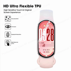 MAFAM【🔥พร้อมส่ง🔥】1-5PCS สร้อยข้อมือ Xiaomi Mi Band 10/9/8 ฟิล์มป้องกันหน้าจอ Soft TPU Hydrogel Film สร้อยข้อมือ Xiaomi Mi Band 9/8/7 อุปกรณ์เสริมฝาครอบสมาร์ท