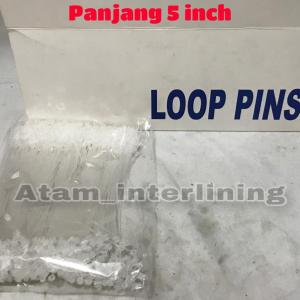 1 Bungkus Loop Pin Lock Pin Hang Tag Label isi ±500 pcs | Tali Lop pin label harga /Lock Pins String