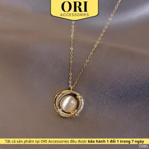Dây chuyền nữ mặt đá Elijah độc đáo thời trang ORI ACCESSORIES D085