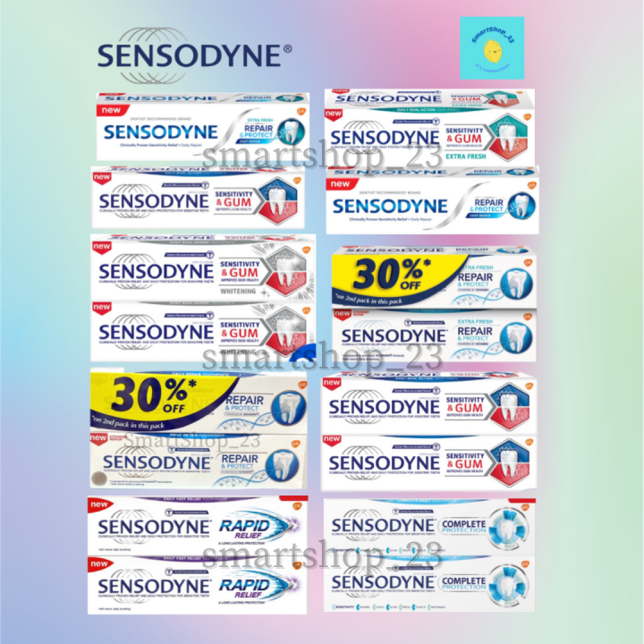 Sensodyne Toothpaste [100g /100g x2 ] Sensitive Gum / Extra Fresh