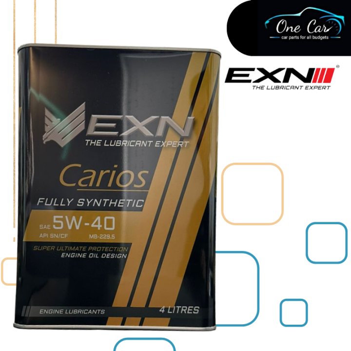 EXN Engine Oil Carios Fully Synthetic 5W40 1L 4L Lazada