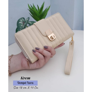 Dompet Wanita IZORA Free Tali Pendek Bahan Leather premium